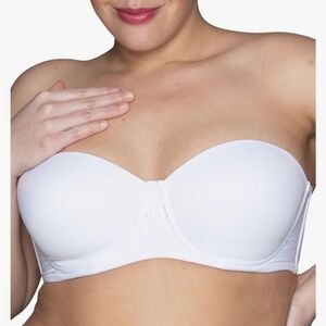NWT Beauty Back Smoothing Strapless Bra, 4-Way Stretch Fabric, Lightly Lined